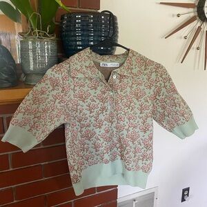 Zara Floral Top